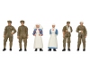 Bachmann 36-409 OO Scale People - WWI Medical Staff and Soldiers