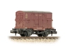 Graham Farish 377-328C Conflat Wagon BR Bauxite (Early) with BR Crimson BD Container Weathered Wagon (N Gauge)