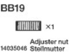 Tamiya 14035046 / 4035046 Adjuster Nut For 58431