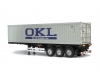 Pre-Order Tamiya 56377 3-Axle 40ft Container OKL Logistics 1:14 RC Trailer Kit for Tractor Truck Series - Due Spring 2025