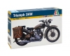 Italeri 7402 Triumph 3HW Solo WWII British Army Motorcycle 1:9 Model Kit