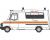 Pre-Order Oxford 76HAN001 Bedford CF Hanlon Ambulance Merseyside Ambulance Service 1:76 (Estimated Release Q2/2025)