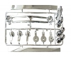 Tamiya 19005797 / 9005797 F Parts Chrome (Pumpkin was 0005316)