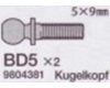 Tamiya 19804381 / 9804381 5x9mm Hex Head Ball Connector FF-03 (2)