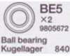 Tamiya 19805672 / 9805672 840 Ball Bearing (2pcs)