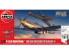 Airfix A50193 P-51D Mustang vs Bf109F-4 Dogfight Double 1:72 Scale Kit Gift Set (Includes paint and glue)