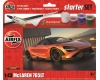 Airfix A55006 Starter Set - McLaren 765 1:43 Scale Kit - Includes Paint and Glue