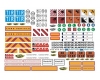 Truck: Carson C907086 1:14 Sticker-Sheet Truck Caution-Signs (for Tamiya Trucks)