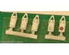 Springside DA19 BR Head & Tail Lamps White (5) - OO/1:76 Loco Accessories for Detailing Hornby and Bachmann Locos