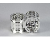 Tamiya 10440196 / 0440196 Wheels  L And R 1pc Each CHROMED