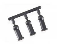 Tamiya 10445563 / 0445563 4mm Adjuster (Black 3 Pcs)