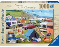 Ravensburger 1000 Piece Jigsaw Puzzle - Leisure Days - Camping and Caravanning - 167630