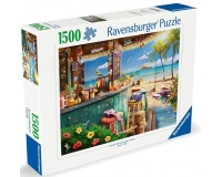 Ravensburger 1500 Piece Jigsaw Puzzle - Beach Bar Breezes - 12000743