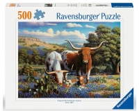 Ravensburger 500 Piece Jigsaw Puzzle - Loving Longhorns - 12000826