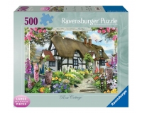 Ravensburger 500 Piece Jigsaw Puzzle - Rose Cottage - Larger Pieces - 12001274