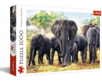 Trefl 1000 Piece Jigsaw Puzzle - Herd Of Elephants - 10442
