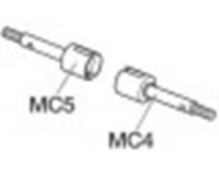Tamiya 19804270 / 9804270 Mc4 Wheel Axle L (Black) For 43530