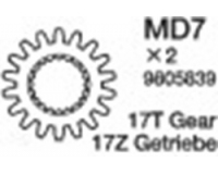 Tamiya 19805839 / 9805839 17t Gear(Md7 X2) For 58288 - F-201 Ferrari