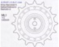 Tamiya 19808251 / 9808251 Drive Sprocket A (2) For 56027