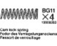 Tamiya 19808263 / 9808263 Cam Lock Spring *4 for 58441 Buggy Champ 2009