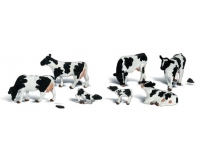 Woodland Scenics A1863 Holstein (Friesian) Cows - HO Scale Figures (Suit Hornby OO Sets)