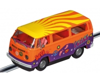 Carrera 20027759 VW Bus T2b Van Peace and Love (Scalextric Compatible Car)