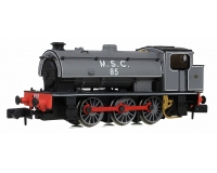 EFE E85508 WD Austerity Saddle Tank 85 M.S.C. (Manchester Ship Canal) Lined Grey (N Gauge Loco)