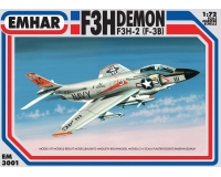 Emhar EM3001 F3H Demon US Navy Jet 1:72 Model Kit