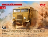 ICM 35603 Monty's Mobile Office Caravan 1:35 Model Kit