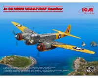 ICM 48227 Junkers Ju 88 WWII USAAF/RAF Bomber 1:48 Model Kit
