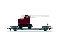Pre-Order Hornby R60238 GWR, Loriot Y Machinery Truck with Load No. 2 - Era 3 (OO/1:76) (Estimated Release Jul 2024)