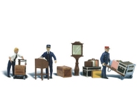 Woodland Scenics A1909 Depot Workers - HO Scale People (Suit Hornby OO Sets)