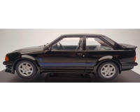 Model Car Group 18420 Ford Escort Mk3 RS Turbo - Black - RHD UK Car 1:18 High Detail Model