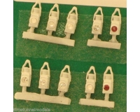 Springside DA19-2 BR Head & Tail Lamps White (10) - OO/1:76 Loco Accessories for Detailing Hornby and Bachmann Locos