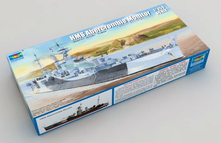 Trumpeter 05336 HMS Abercrombie Monitor 1:350 Warship Model Kit, Time ...