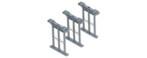 Hornby R659 High Level Piers (3) Kit