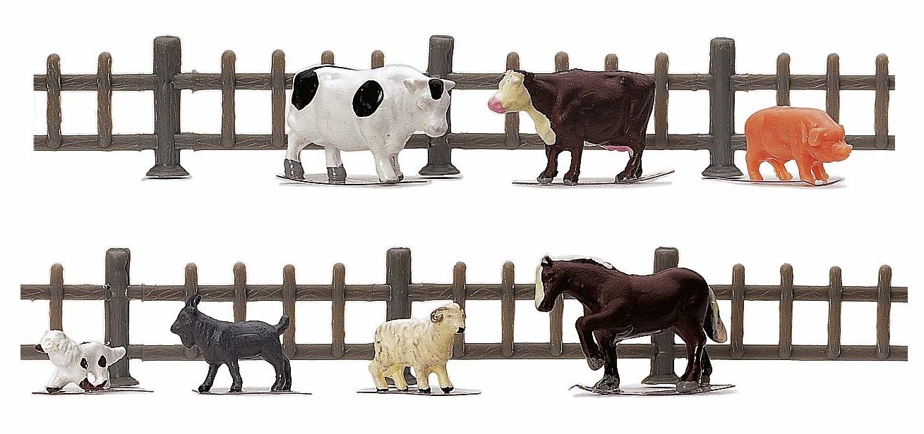 Hornby R7120 OO Scale People - Farm Animals Figures