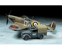 Tamiya 25211 Supermarine Spitfire Mk.I W/Light Utility Car 10Hp Set 1:48 Model Kits