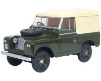 Pre-Order Oxford 43LR2S008 Land Rover Series II SWB Canvas Bronze Green 1:43 (Estimated Release Q1/2025)