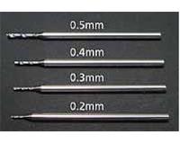 Tamiya 74116 Fine Pivot Bit 0.5mm shank 1mm