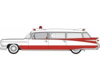 Pre-Order Oxford 87CM59001 1959 Cadillac Miller-Meteor Ambulance 1:87 (Estimated Release Q2/2025)