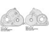 Tamiya 19335235 / 9335235 Gear Case L & R For 58184 Fighter Buggy / 58205 Mad Bull / 58416 Rising Fighter