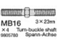 Tamiya 19805780 / 9805780 3x23mm Turn Buckle Shaft