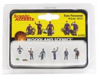 Woodland Scenics A2131 N SCALE Figures - Train Personnel (N gauge)
