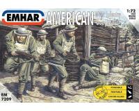 Emhar EM7209 American WWI Infantry Doughboys 1:72 Model Kit
