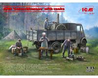 ICM 35421 AHN 'Gulaschkanone' Truck with 4 Figures & Accessories 1:35 Model Kit