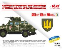 ICM 35748 Chevrons of Personnel & Camouflage of Military Vehicles of the Ukrainian Army 1:35 Decal Set