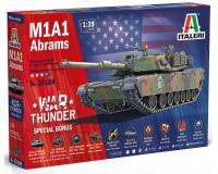 Italeri W35108 M1A1 Abrams 1:35 Model Kit with War Thunder Stuff