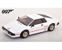 KK Scale 181191 Lotus Esprit Turbo 1981 White 1:18 from The Spy Who Loved Me (Diecast Scale Model)