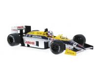 Model Car Group 18627 Nigel Mansell "Red 5" Williams Honda FW11 1986 British Grand Prix 1:18 High Detail Model